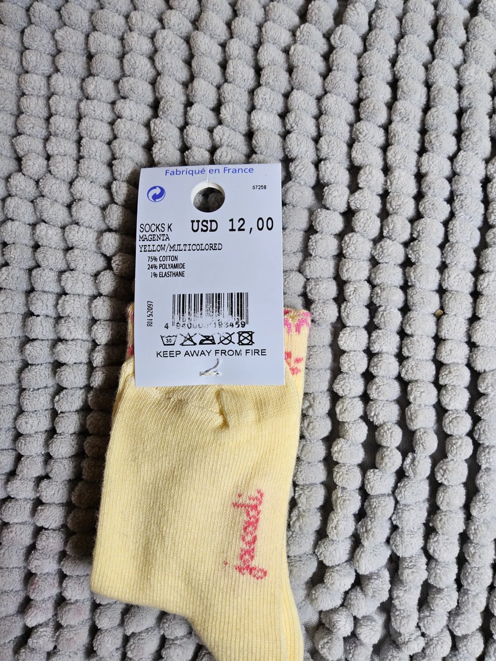 NWOT Bundle of 4 pair kids socks size 23/24 socks